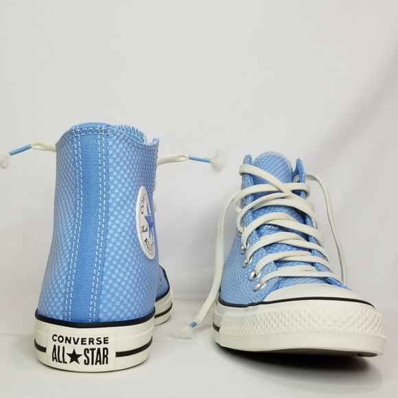 Converse Women's CTAS HiTop Spring  Sneakers Size 8.5 Lt Blue A11626C NWT - Picture 4 of 7